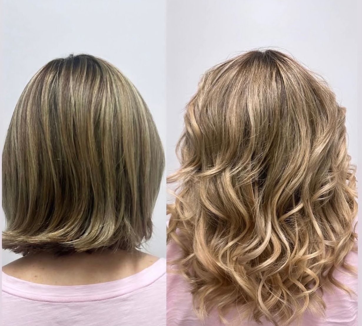 Hair extension transformation — portfolio